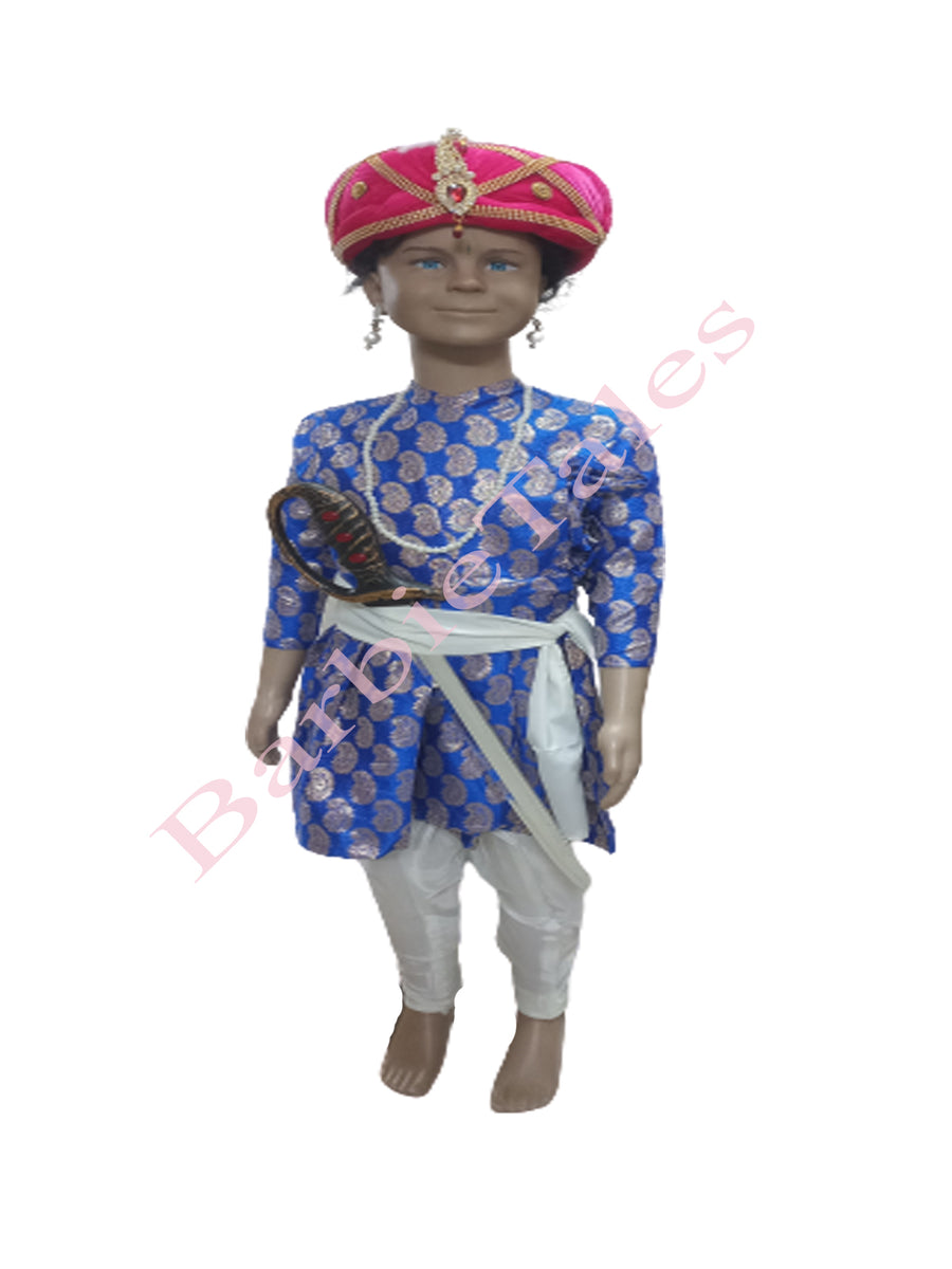 King Sree Krishnadevaraya Kids Fancy Dress Costume