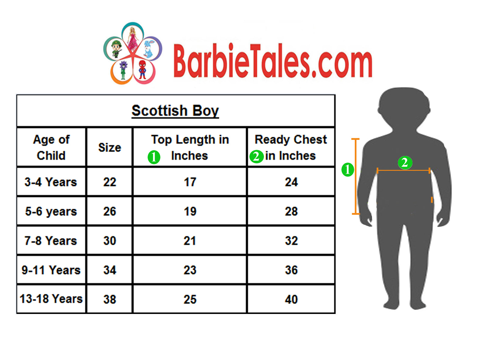 Scotish Boy Kids Fancy Dress Costume