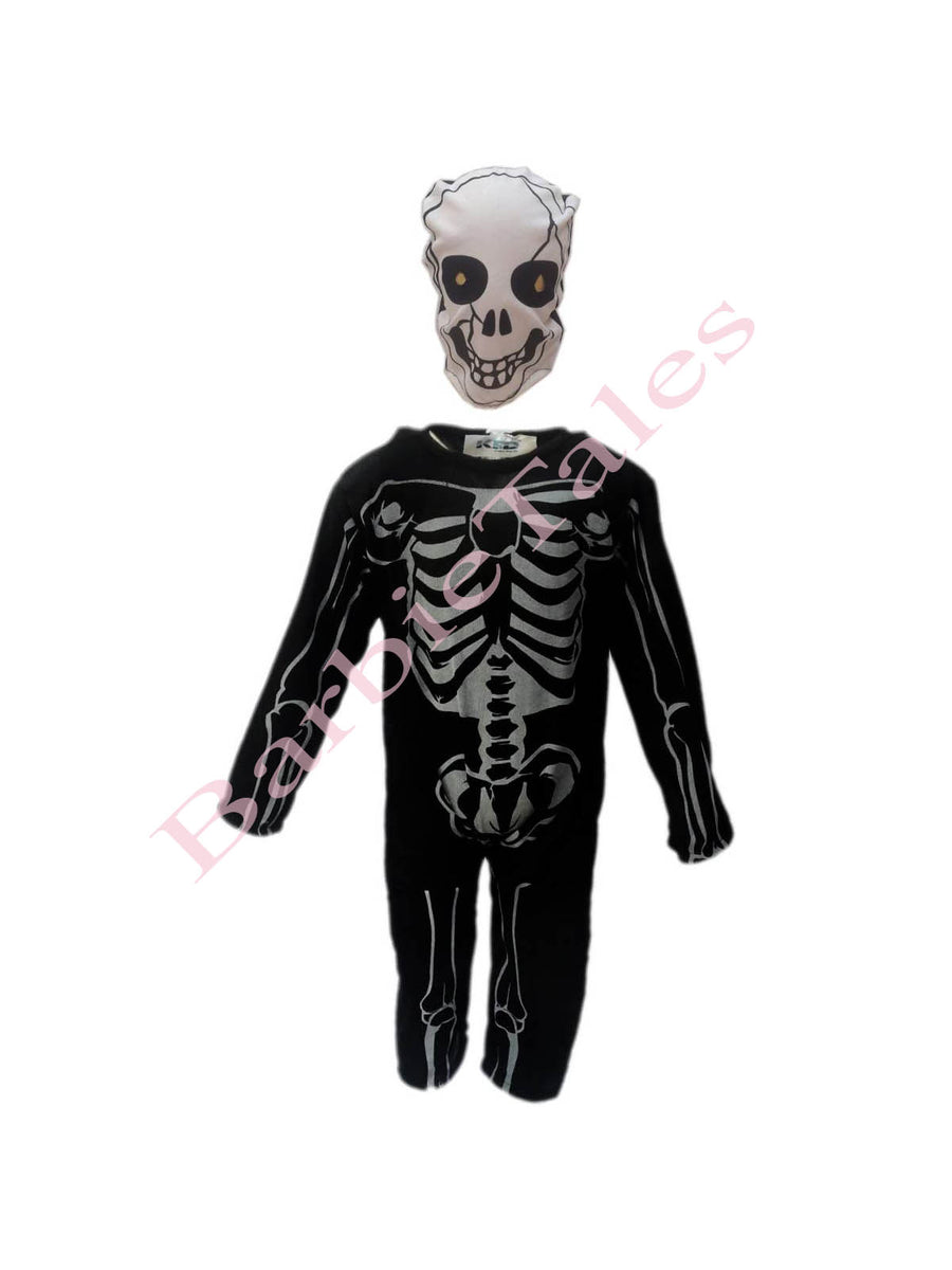 Skeleton Fancy Dress For Kids Halloween Costume