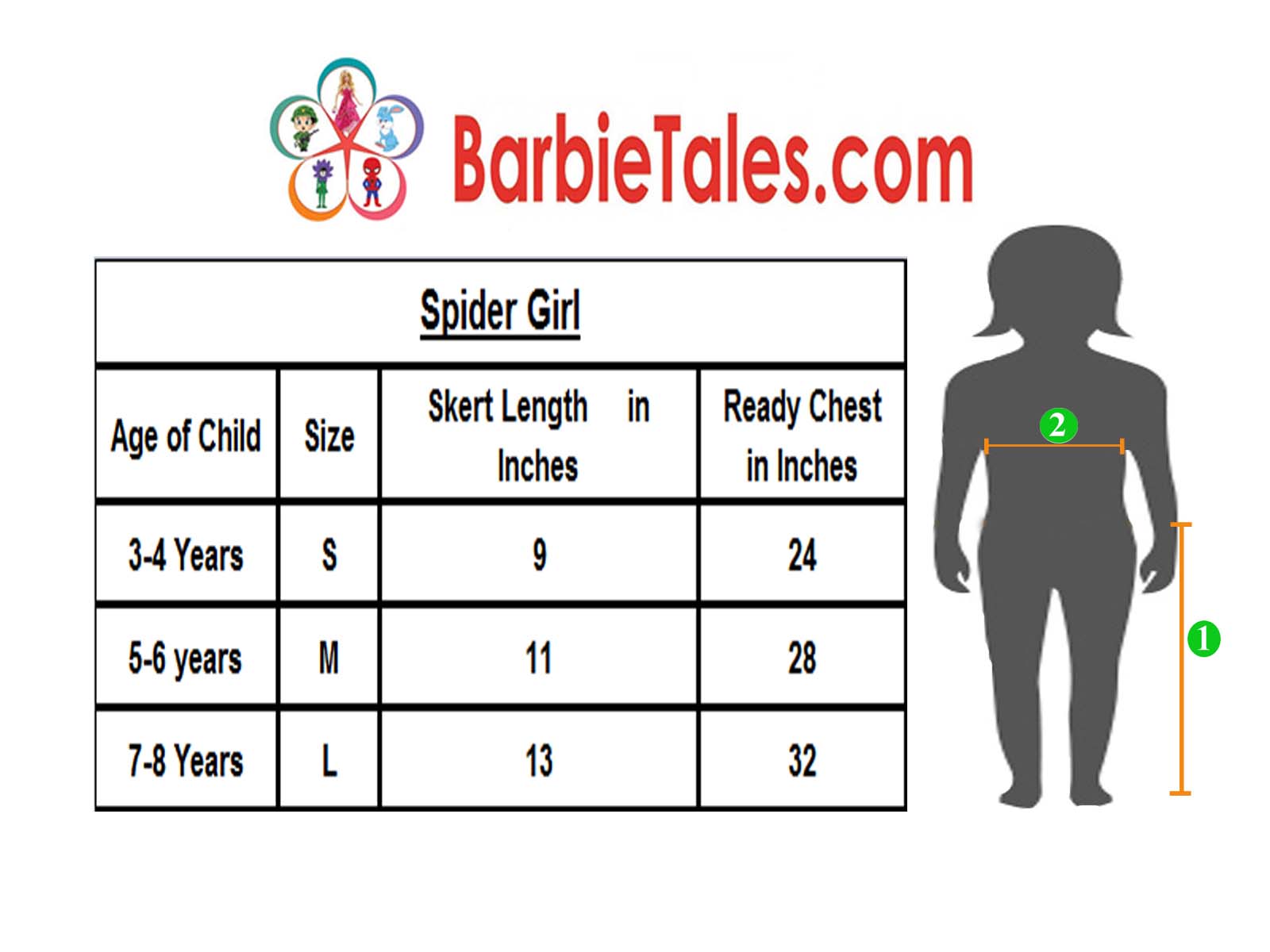 Spider Girl Kids Fancy Dress