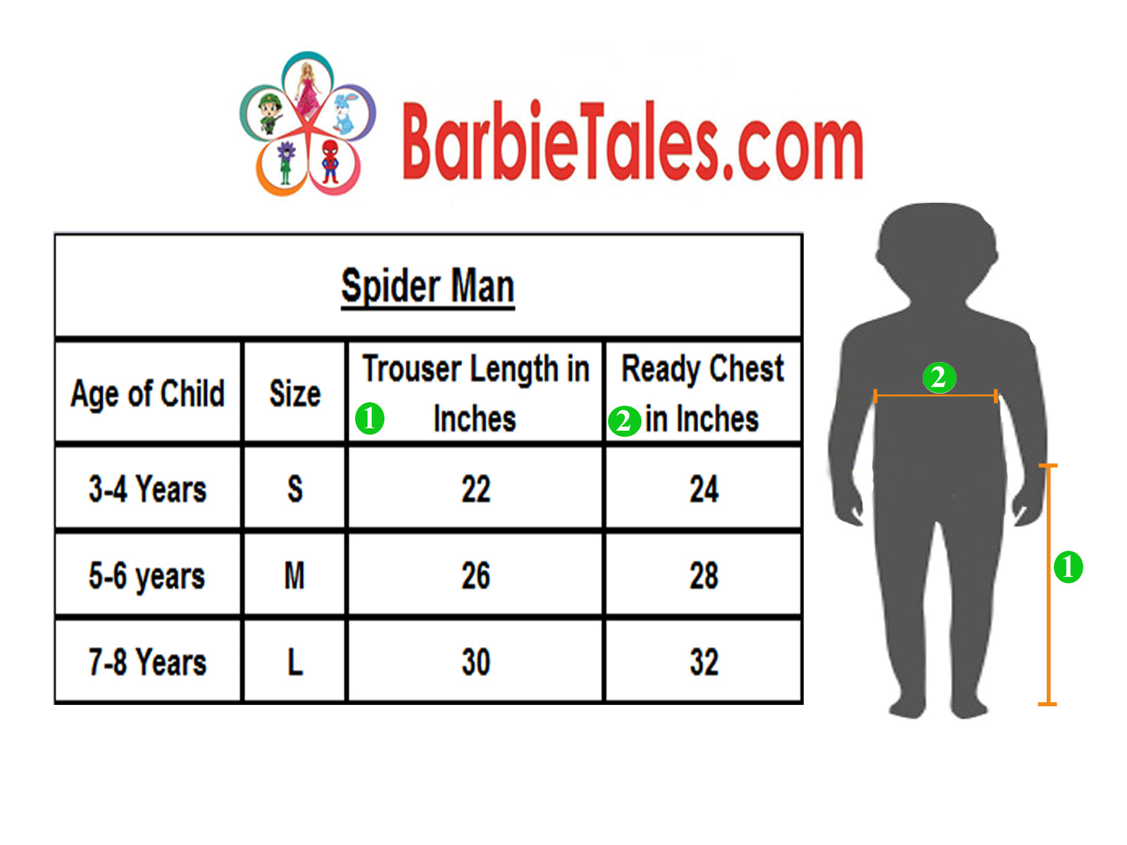 Spiderman Superhero Kids Fancy Dress Costume Standard