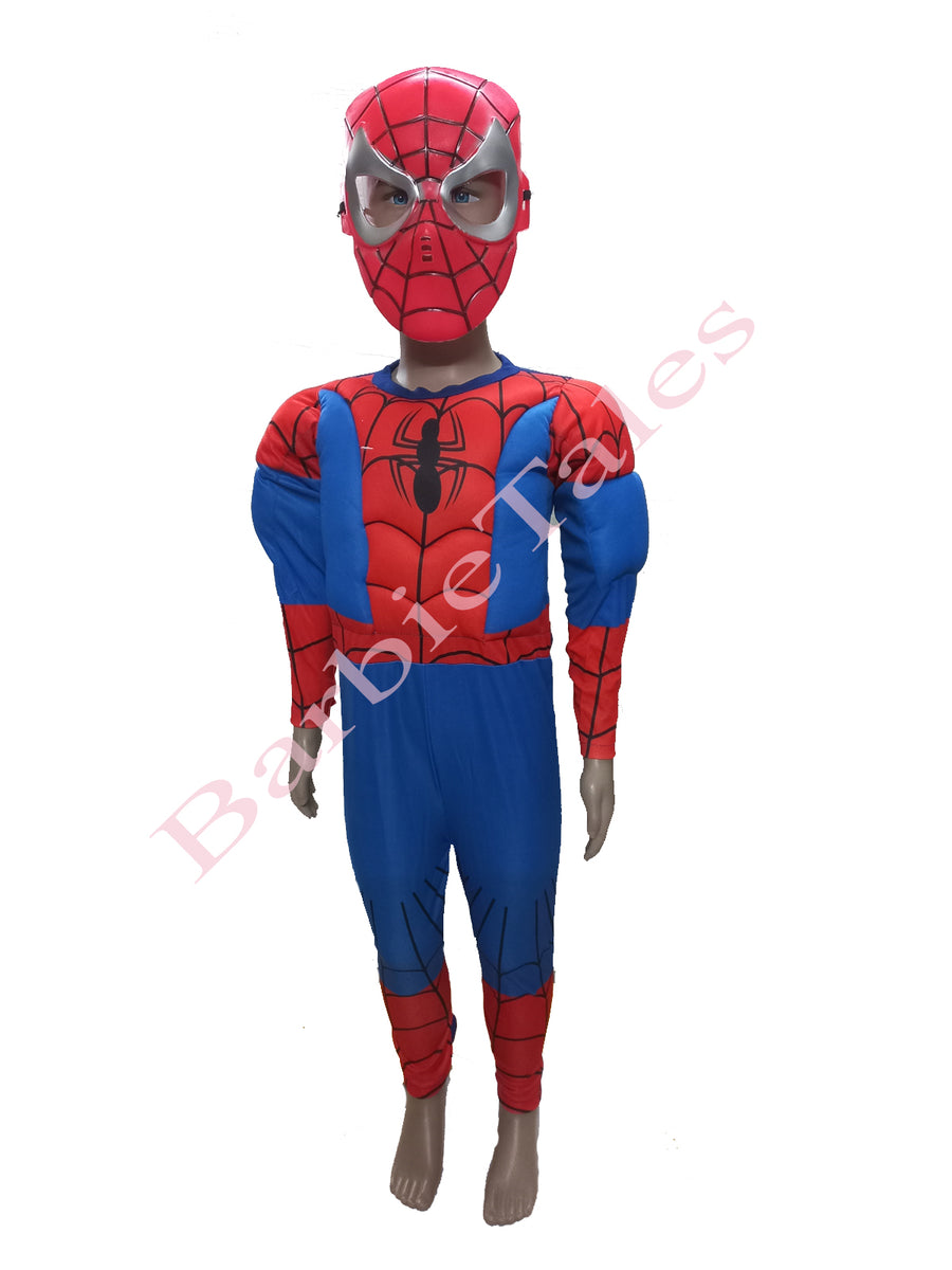 Spiderman Superhero Kids Fancy Dress Costume | Imported |Muscular