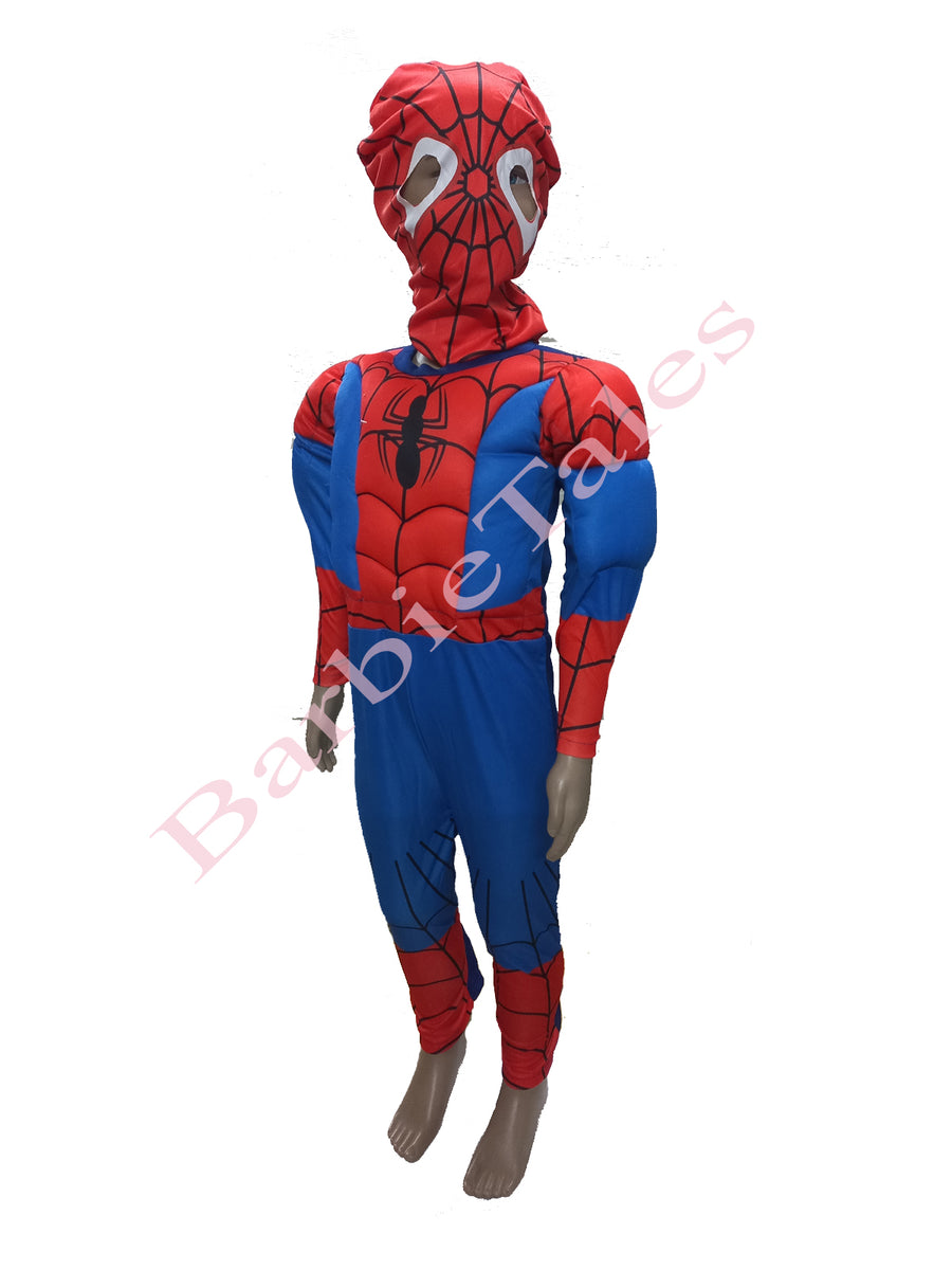 Spiderman Superhero Kids Fancy Dress Costume | Imported |Muscular