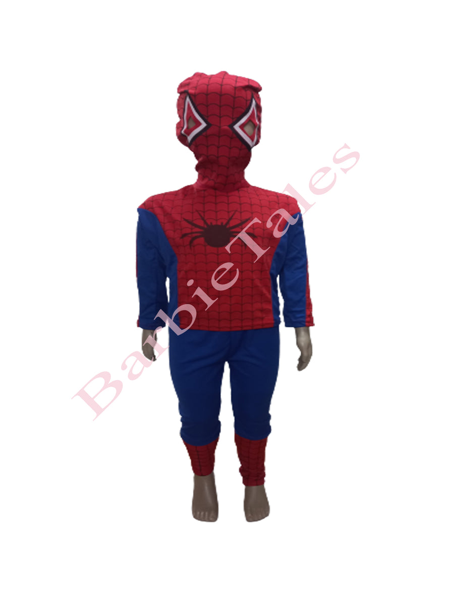 Spiderman Superhero Kids Fancy Dress Costume Standard