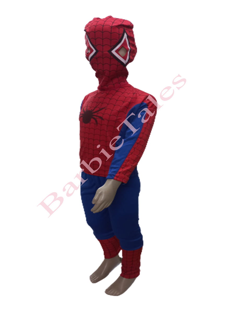 Spiderman Superhero Kids Fancy Dress Costume Standard