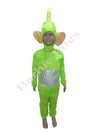 Teletubbies Green Superhero Kids Fancy Dress Costume