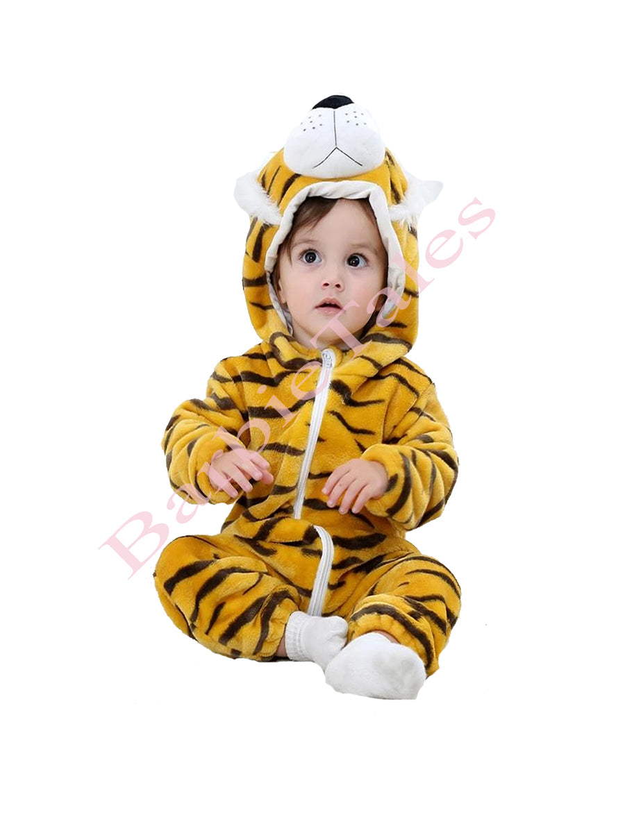 Tiger Hoodie Rompers