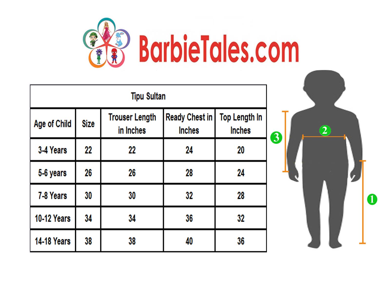 Tipu Sultan Kids Fancy Dress Costume