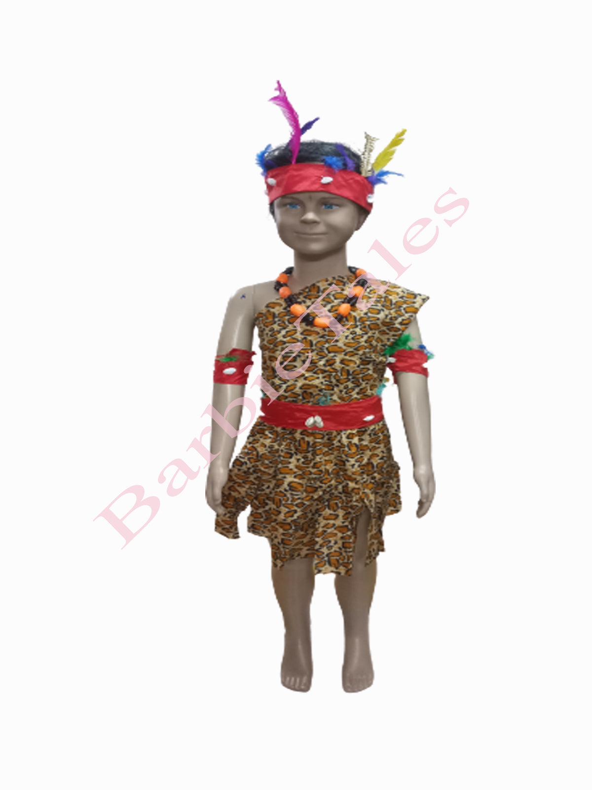 Tribal Girl Kids Fancy Dress Costume 