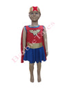 Wonder Woman Superhero Kids Fancy Dress Costume For Girls