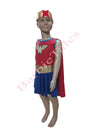 Wonder Woman Superhero Kids Fancy Dress Costume For Girls