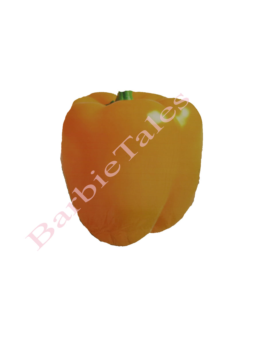 Capsicum Yellow Vegetable Kids Fancy Dress Costume