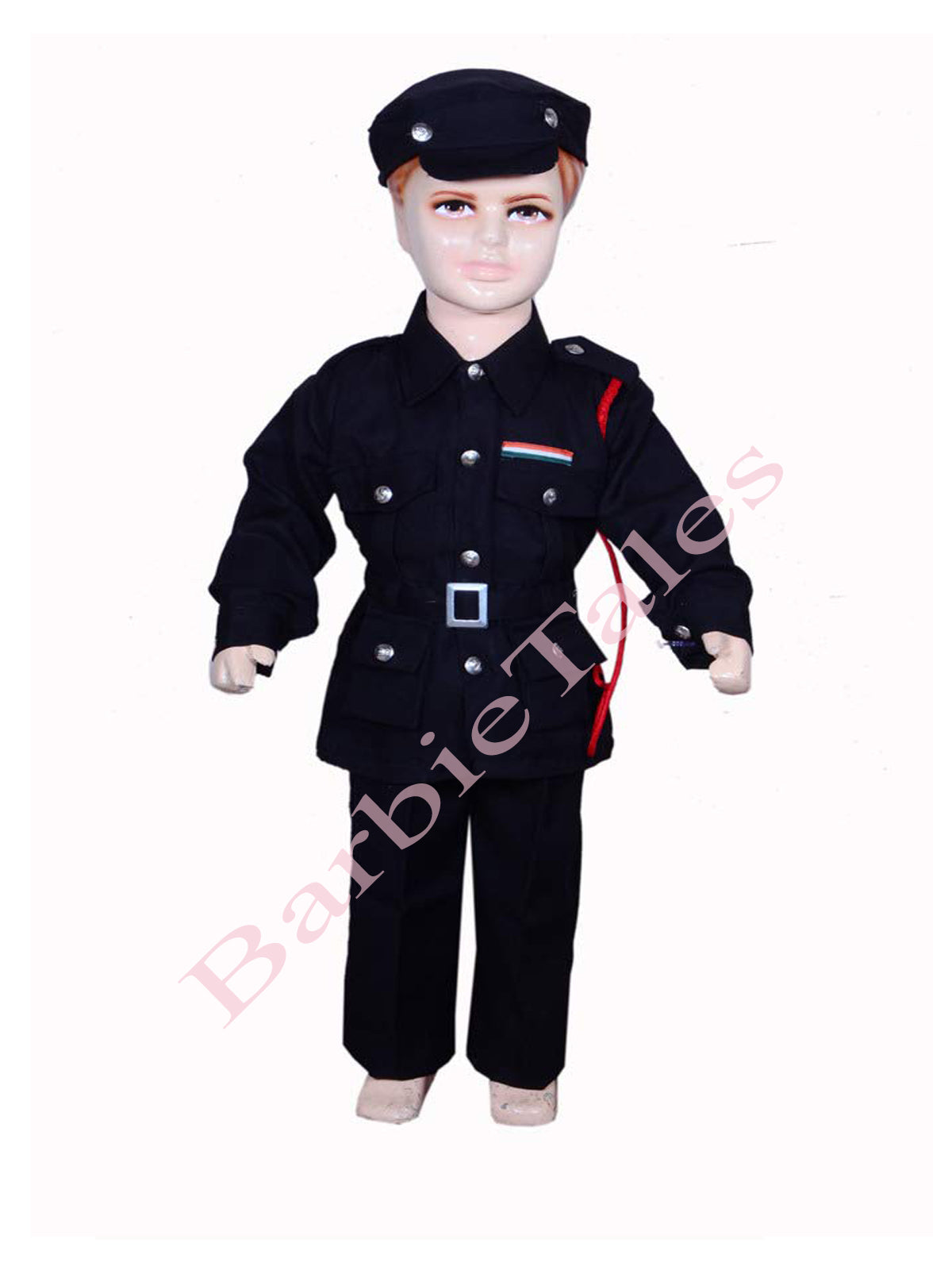 Black Commando Fancy Dress for Kids