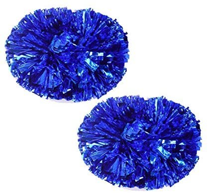 Blue Pom Poms Cheerleader Dance For Kids (5 Pairs)