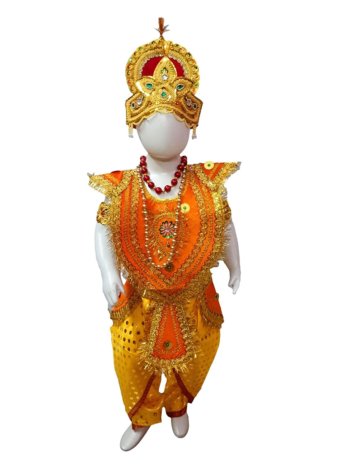 Reviews for Lord Krishna fancy dress for  kids,Krishnaleela/Janmashtami/Kanha/Mythological Character for Annual  function/Theme Party/Competition/Stage Shows Dress