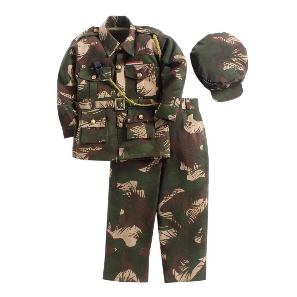 Military | Army | Soldier Uniform | Fancy Dress Cotton for Kids