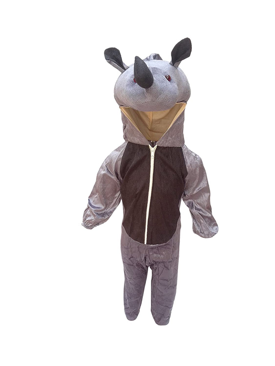Rhino Wild Forest Animal Kids Fancy Dress Costume