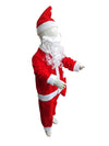 Santa Claus With Beard & Moustache Christmas New Year Kids Fancy Dress  Costume