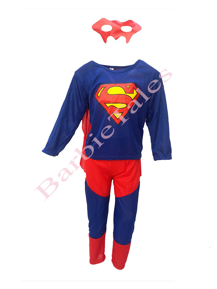 Superman Kids Fancy Dress Costume - Standard