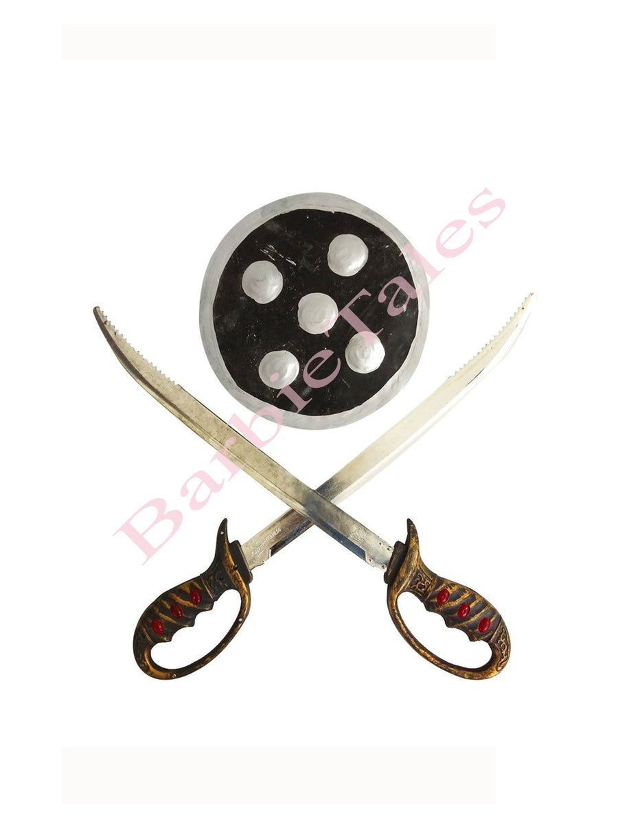 Sword And Shield Talwar Dhal Plastic For  Kids And Adults