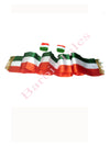 Tricolor stole with Two Wrist bands For Kids And Adults